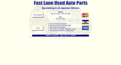 Desktop Screenshot of fastlaneusedauto.com